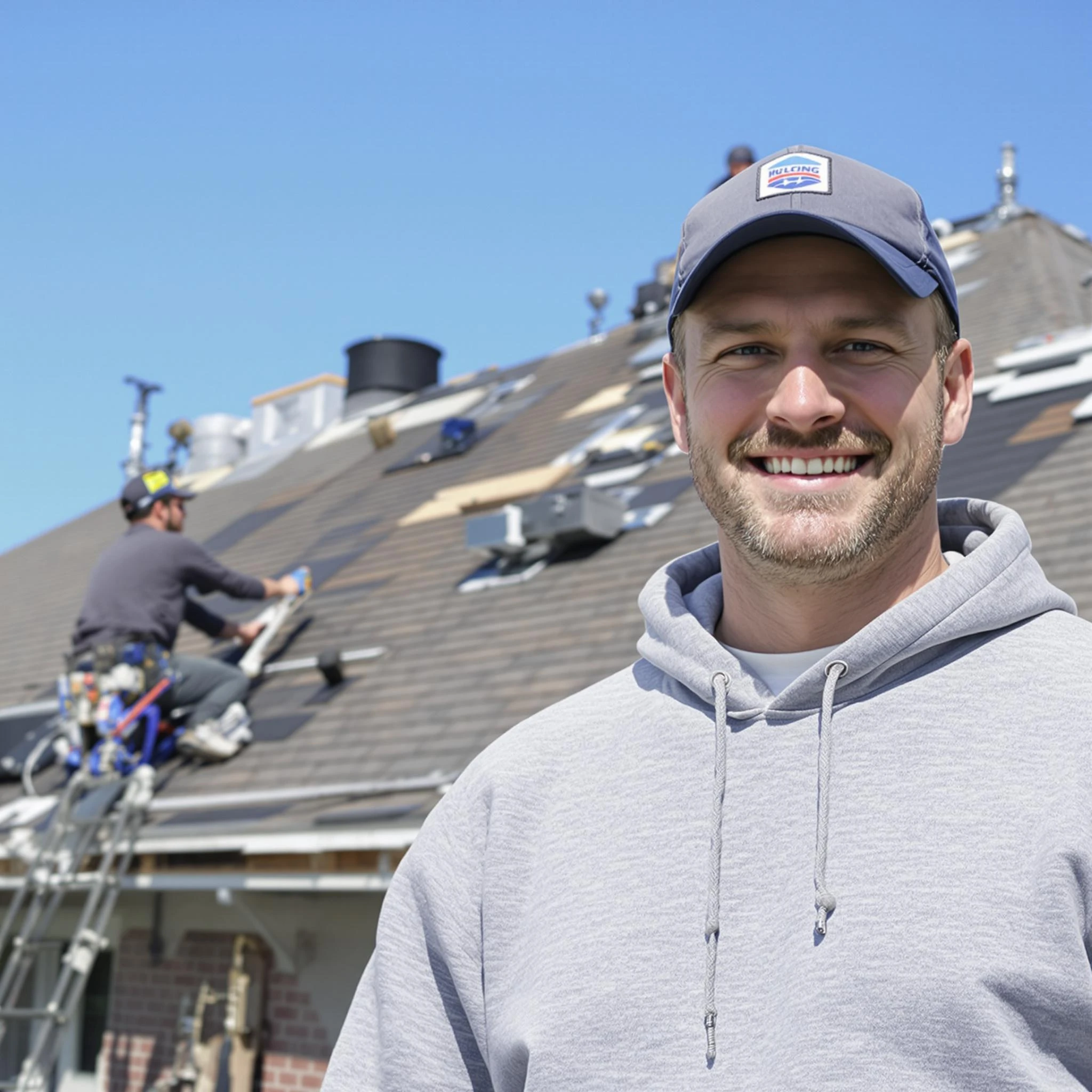 The Avon Lake Roofing Company team.